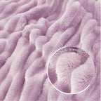Exclusivo Mezcla Striped Queen Size Fleece Blanket - Image 5