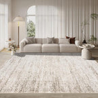 9x12 Area Rugs for Living Room Bedroom Dining Room Washable Beige Ivory | Soft - Image 9