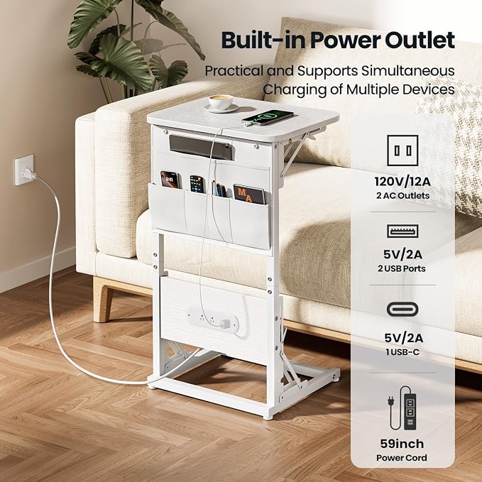 HLDIRECT C Shaped End Table - Image 4