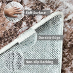 2x8 Washable Runner Rugs for Hallway: Easy-to-Clean Abstract Runners for - Image 5