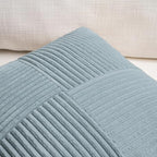 Fancy Homi Set of 2 Light Blue Decorative Throw Pillow Covers 16x16 Inch - Image 4