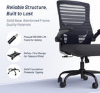 Office Desk Chair for Long Hours & Lower Back Pain Relief – 4“ Thick Molded - Image 8