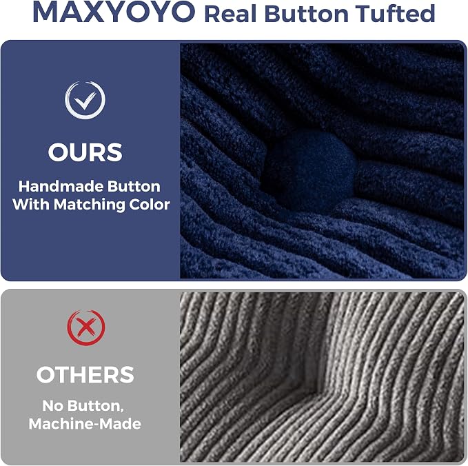 MAXYOYO Folding Sofa Bed, L-Shaped Convertible Sofa Bed - Image 8