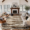 7x10 Ft Extra Large Shag Rugs for Living Room, Tie Dyed Ultra Soft Fluffy Furry by Cuzwlovita