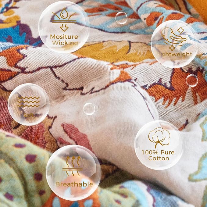 LUTBM Boho Throw Blanket for Couch Sofa Chair Cotton Blankets for Bedroom - Image 7