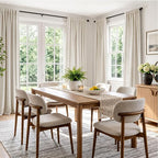 INOVADAY 100% Blackout Linen Curtains - Image 5