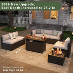 Aoxun 8 Piece Patio Furniture Set - Image 2