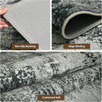 Washable Rugs 5x7 Area Rugs for Living Room, Dining Room, Nursery | No Creases - Image 2