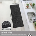 BEQHAUSE Kitchen Runner Rugs 24"x60", Kitchen Mats - Image 2