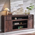 Modern TV Stand for 80 Inch TVs, Media Console Cabinet w/Soundbar & Adjustable by AITJUNZ