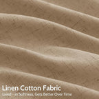 Sand Beige Curtains 72 Inch Length - Image 4