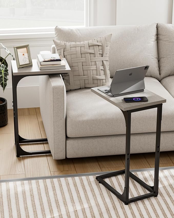 C-Shaped Side Table for Couch - Image 6