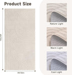 Pauwer 3x6 Area Rugs for Living Room, Modern Non Slip Washable Rug, Soft Fluffy - Image 2