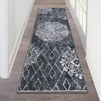 HEBE Hallway Runner Rug 2'x6', Washable Non Slip Kitchen Rug Runner | Soft Boho by HEBE