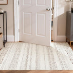 cotiled Washable 3x5 Entryway Rugs: Boho Moroccan Soft Small Rug | Solve Modern - Image 4