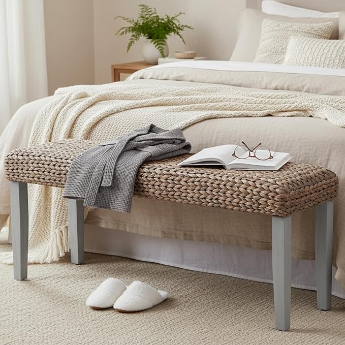 Solid Wood Acacia Indoor Bench - Image 3