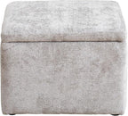 Large Storage Ottoman, Chenille Ottoman Foot Stools, Ottoman Footstool - Image 8