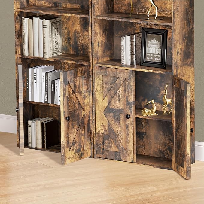 Bookshelf, 6-Tier Floor Bookcase - Image 5