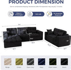 MAXYOYO Modular Sectional Sofa - Image 3