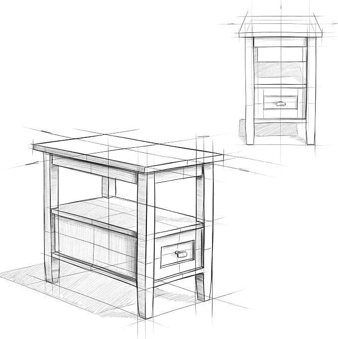 SIMPLIHOME Warm Shaker End Table - Image 15