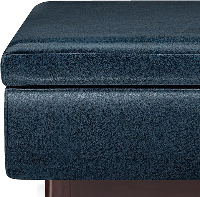 SIMPLIHOME Owen Coffee Table Storage Ottoman - Image 10