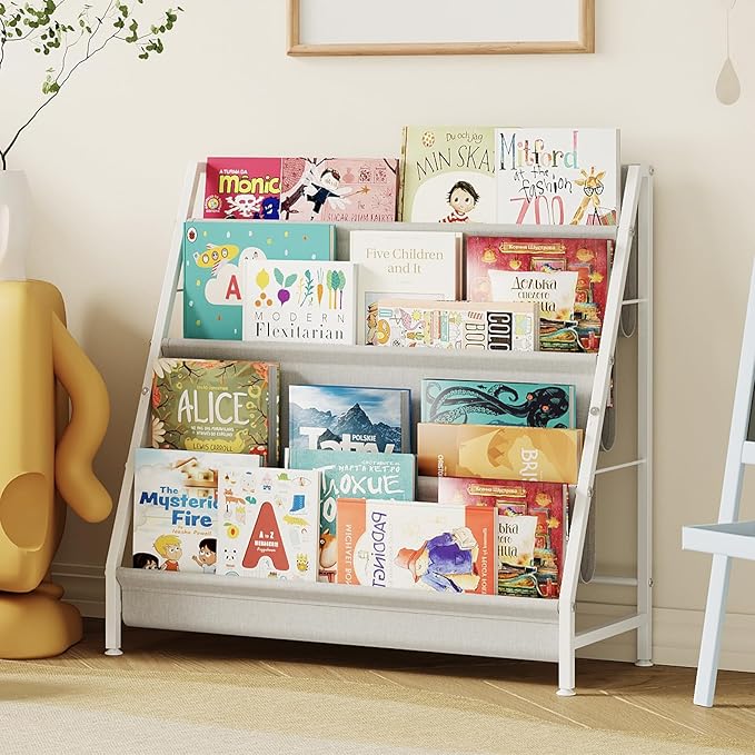 Aokitsink 4-Tier Kids Bookshelf, Book Shelf by Aokitsink