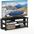 Furinno Sully 3-Tier Stand for TV up to 48 Inch, Espresso/Black by Furinno-FitsYourSpaceFitsYourBudget