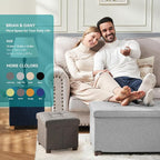 BRIAN & DANY Small Ottoman - Image 7
