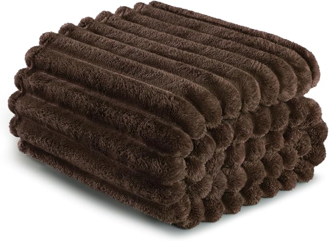Exclusivo Mezcla Striped King Size Fleece Blanket - Image 8