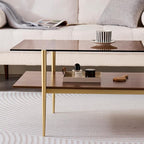 LumFurn Rectangle Coffee Table, Mid-Century Modern Design, L41 W21 x H17 - Image 7