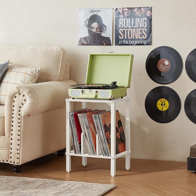 LELELINKY 2-Tier Record Player Stand - Image 5