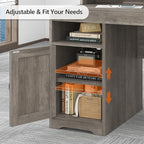 TVU Farmhouse Computer Desk - Image 6