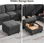 127'' Oversized U Shaped Modular Sofa, Sectional Couches - Image 7