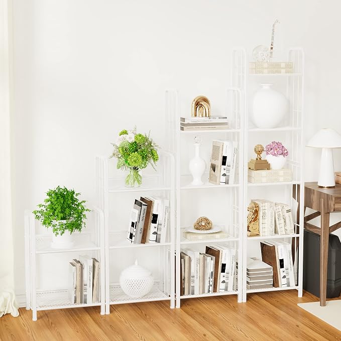 Bookshelf Storage Shelf Bookcase Freestanding Storage Stand - Image 9