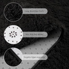 Chicrug Soft Area Rugs for Bedroom Living Room Plush Fluffy Rug 6x9 | Shag - Image 6