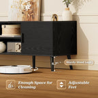 SUPERJARE TV Stand for 55 Inch TV, Entertainment Center - Image 6
