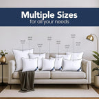 Utopia Bedding 14x14 Throw Pillow Inserts, Decorative Pillows, Plush & - Image 3