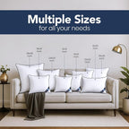Utopia Bedding 20x20 Throw Pillow Inserts, Decorative Pillows, Plush & - Image 3