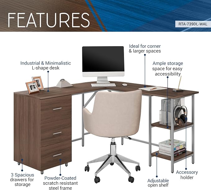 Techni Mobili L Shaped Desk - Image 4