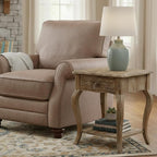 Austerity Rustic Solid Wood End Table - Image 2