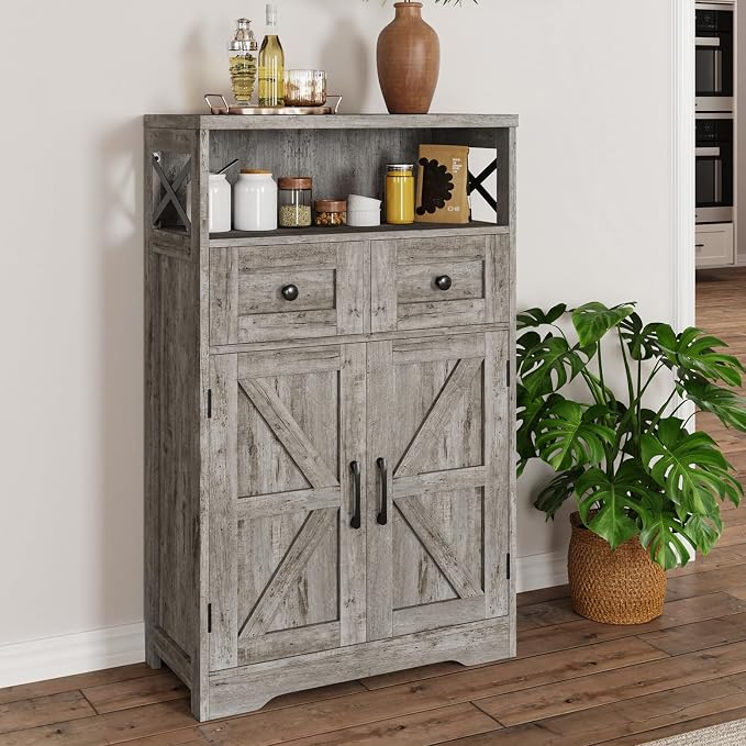 FiveWillowise Small Farmhouse Storage Cabinet - Image 7