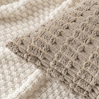 MIULEE Lumbar Corduroy Decorative Throw Pillow Covers 22x14 Light Brown | Pack - Image 5