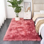 EasyJoy Ultra Soft Fluffy Shaggy Area Rug Faux Fur Rug Chair Cover Seat Pad - Image 6