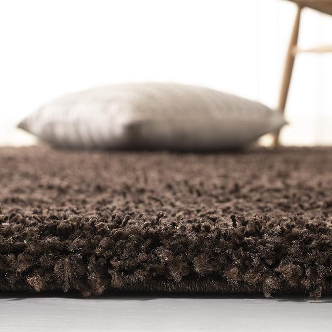 SAFAVIEH California Shag Rug 6x8, Plush Brown SG151-2727 - Image 8