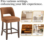 VKNOW Bar Stools Set of 6, Modern Counter Stools - Image 5