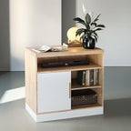 ModernMate Modern Light Walnut Wood Accent Cabinet by ModernMate
