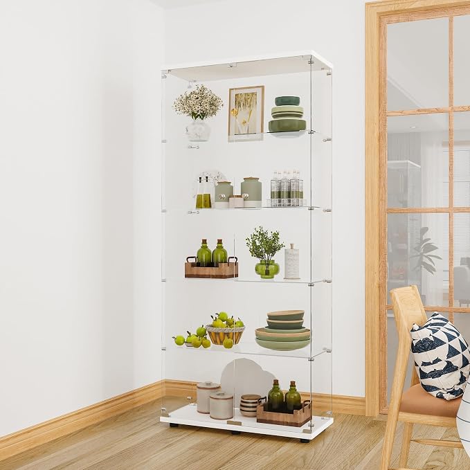 LFT HUIMEI2Y Glass Display Cabinet 5-Shelf - Image 6