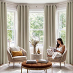 NICETOWN 100% Blackout Curtain Panels 84 inch Long - Image 3