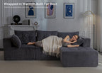 MAXYOYO Modular Sectional Sofa Couch, L Shaped Modern Cloud Couch - Image 7