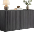 SICOTAS Buffet Cabinet with Storage Accent Sideboard Modern Credenza with Doors by SICOTAS